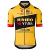 Cykeltrøje 2023 Jumbo-Visma Gul Sort